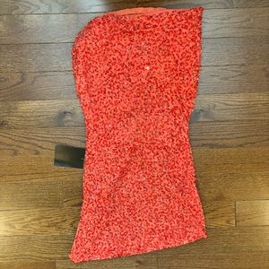 Retrofete Esme Sequin Dress Calypso Coral SIZE:SMALL